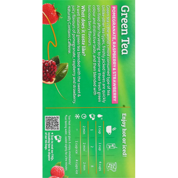 Twinings Pomegranate, Raspberry & Strawberry Green Tea