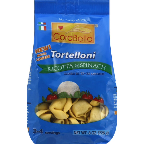 CoraBella Tortellini, Ricotta & Spinach