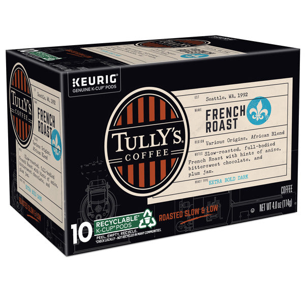 Tully's Coffee French Roast K-Cup Pods