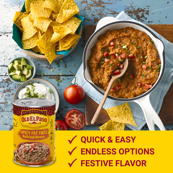 Old El Paso Spicy Fat Free Refried Beans