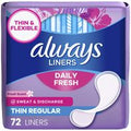 Always Daily Fresh Thin Liners, Regular, Scented P...
️