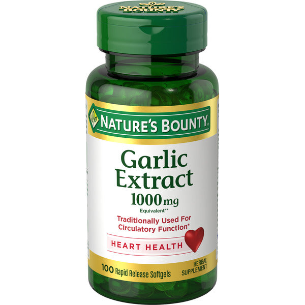 Nature's Bounty Garlic Supplement Softgels