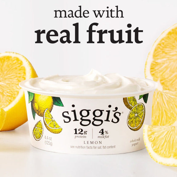 Siggi's Lemon Icelandic-Style Whole Milk Yogurt