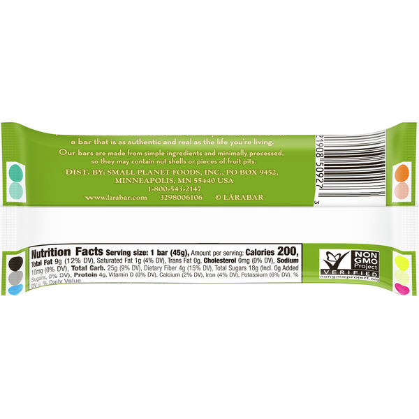 LÄRABAR Fruit & Nut Bar, Apple Pie