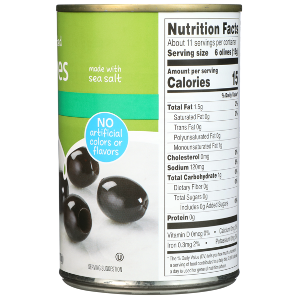 Food Club Small Ripe Pitted Olives