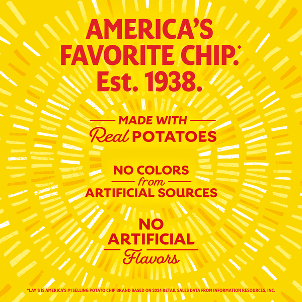 Lay's Potato Chips, Cheddar & Sour Cream Flavored