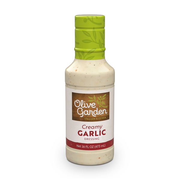 OLIVE GARDEN Creamy Garlic Dressing 16 fl. oz. Bottle