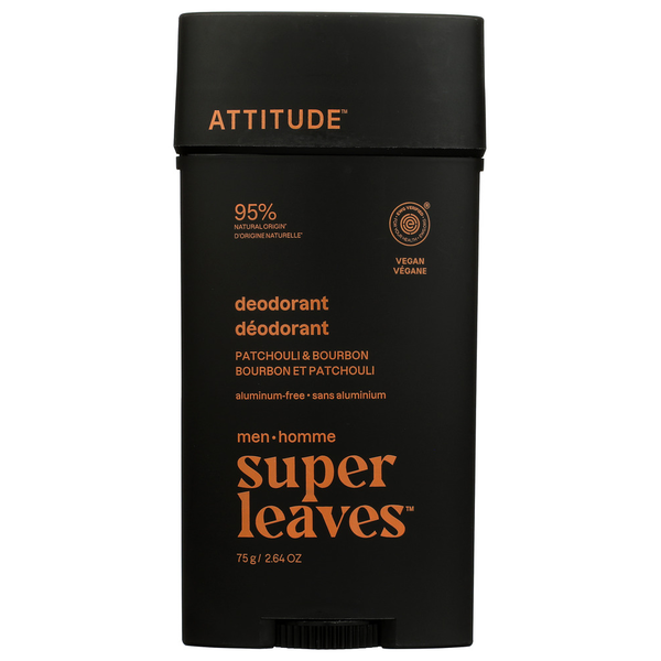 Super Leaves Men Deodorant - Patchouli & Bourbon