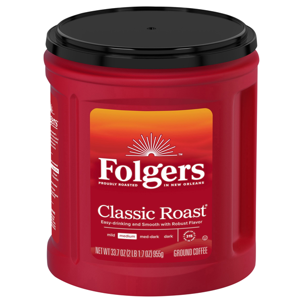 Folgers Ground Medium Classic Roast Coffee