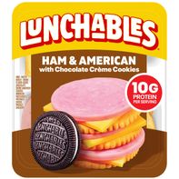 Lunchables Ham & American with Chocolate Creme Coo...
️
