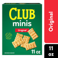 Club Minis Original Crackers, Lunch Snacks, 11 oz
