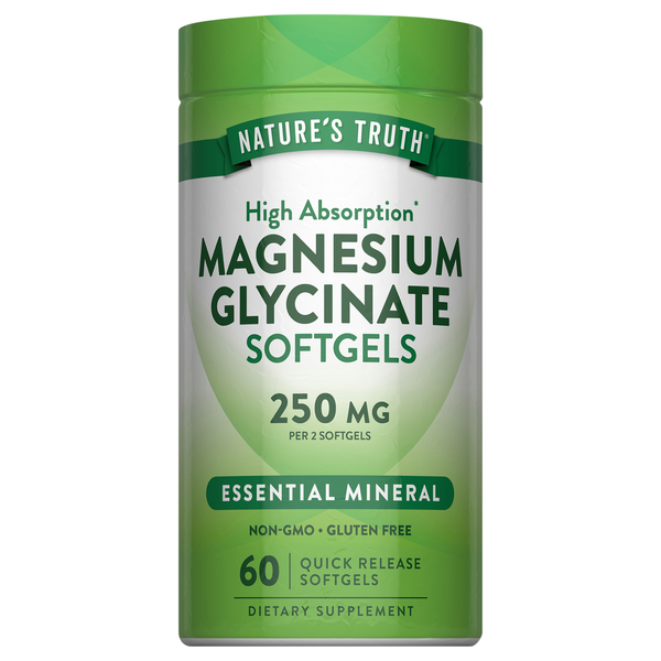 Nature's Truth High Absorption Magnesium Glycinate Softgels