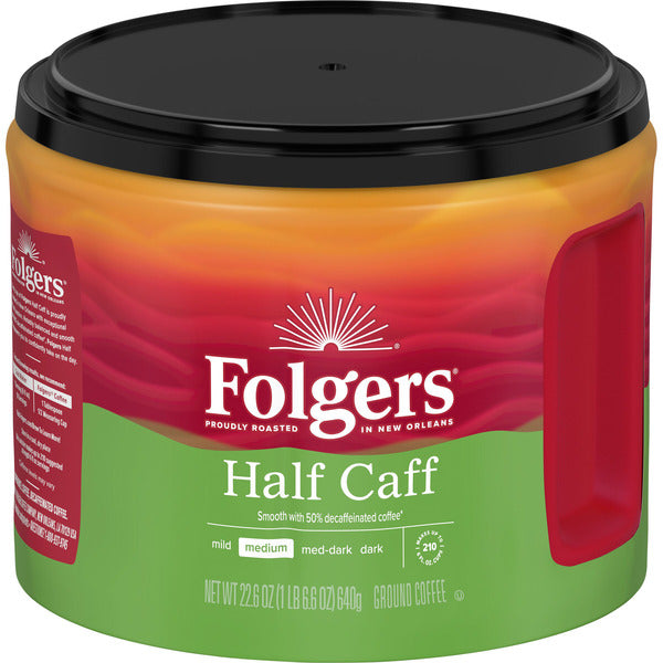 Folgers Half Caff Medium Roast Coffee