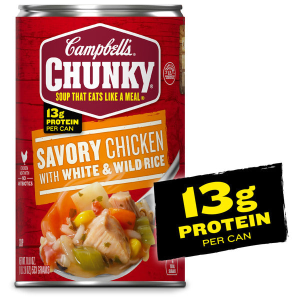 Campbell's Savory Chicken with White and Wild Rice Soup