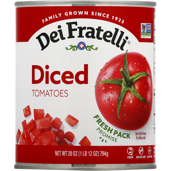 Dei Fratelli Tomatoes, Diced