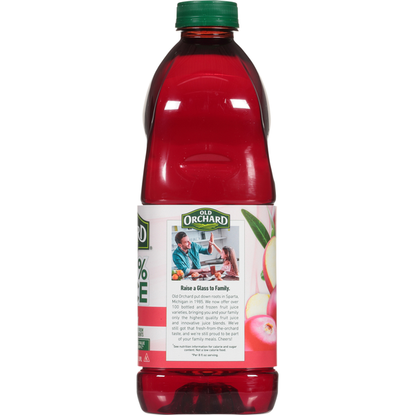 Old Orchard 100% Juice, Apple Cranberry