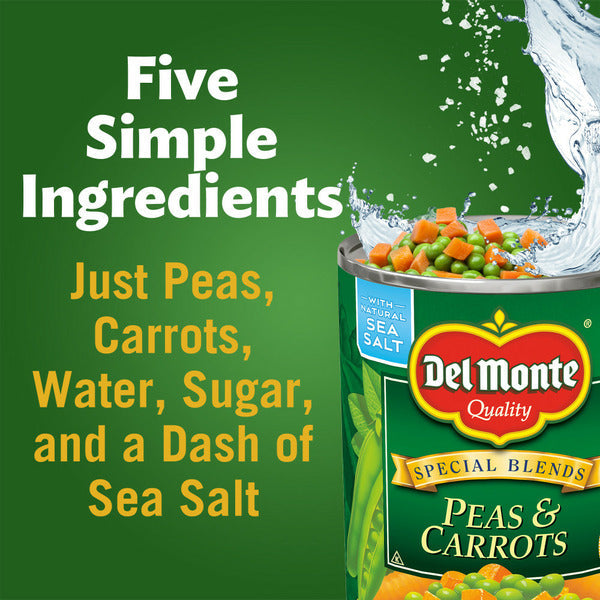 Del Monte SPECIAL BLENDS Peas & Carrots, Canned Vegetables