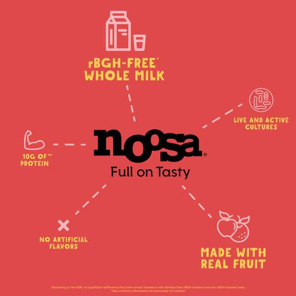 Noosa Strawberry Mix-ins Yoghurt