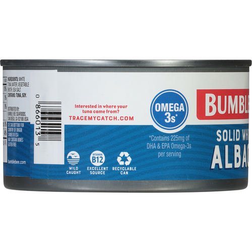 Bumble Bee Albacore Solid White in Water Tuna