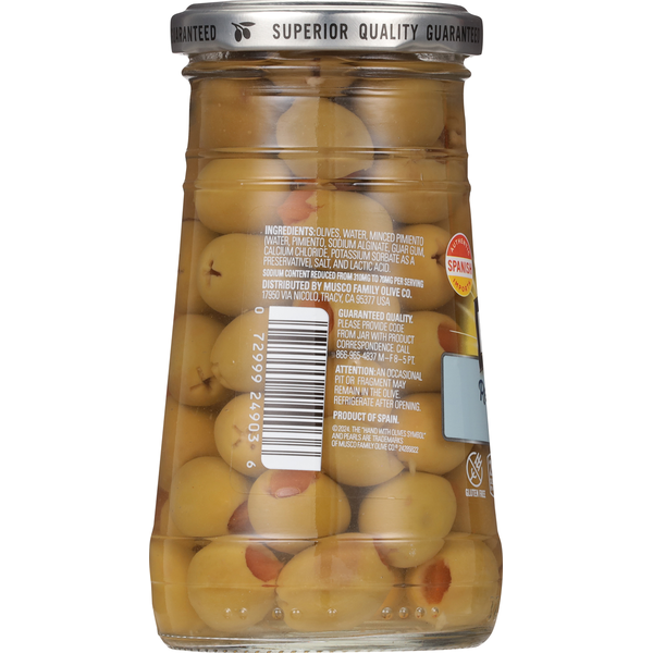 Pearls Reduced Sodium Pimiento Stuffed Manzanilla Olives