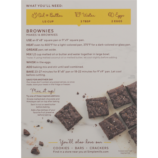 Simple Mills  Almond Flour Brownie Baking Mix
