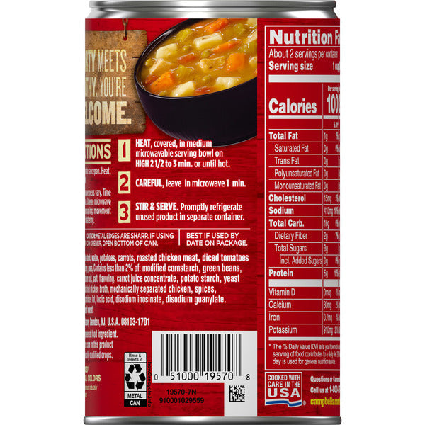 Campbell's Roasted Chicken Soup with Country Vegetables
