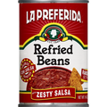 La Preferida Refried Beans, with Zesty Salsa