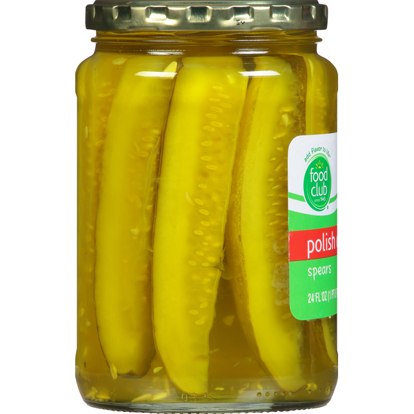 Food Club Pickles, Polish Dill, Spears