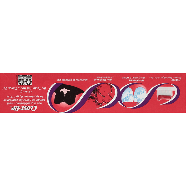 Close-Up Toothpaste, With Ultra Cinnamon Flavor Blast, Freshening Gel