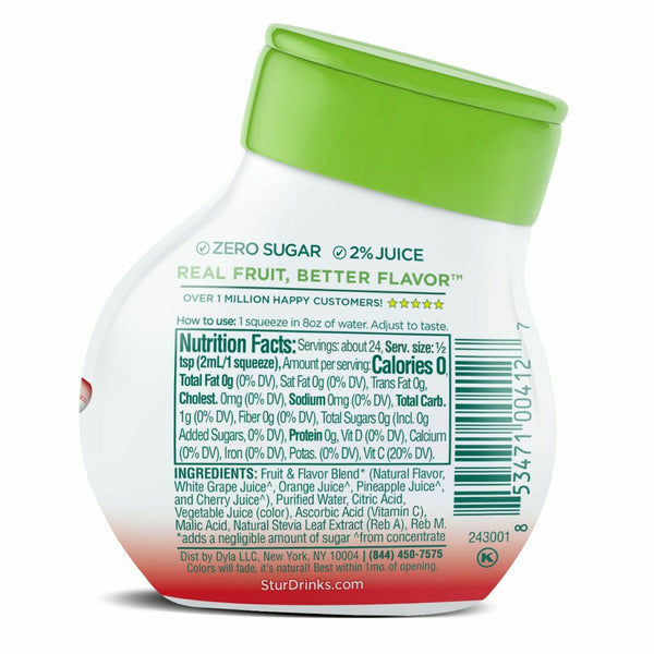 Stur Drinks Fruit Punch, Liquid Water Enhancer