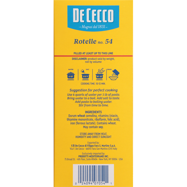 De Cecco Rotelle, No. 54