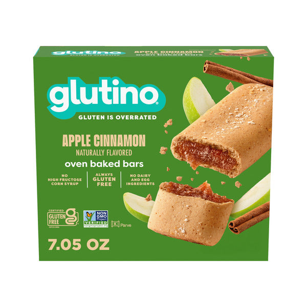 Glutino Gluten Free Apple Cinnamon Flvrd Oven Baked Bars