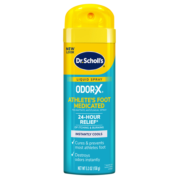 Dr. Scholl's Antifungal Spray, Tolnaftate, Liquid Spray, Athlete's Foot Medicated