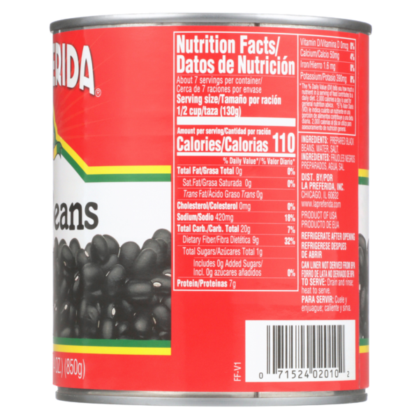 La Preferida Black Beans (Frijoles Negros)