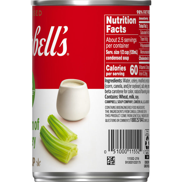 Campbell's 98% Fat Free Cream of Celery Soup