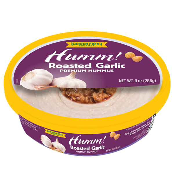 Garden Fresh Gourmet Humm! Roasted Garlic Premium Hummus