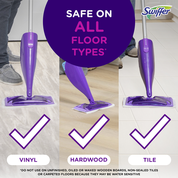 Swiffer WetJet Liquid Floor Cleaner, Lavender Vanilla & Comfort