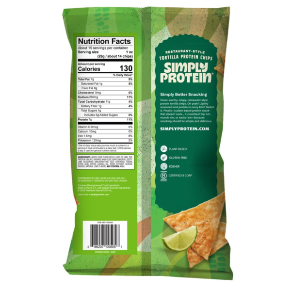 SimplyProtein Hint of Lime Tortilla Chips