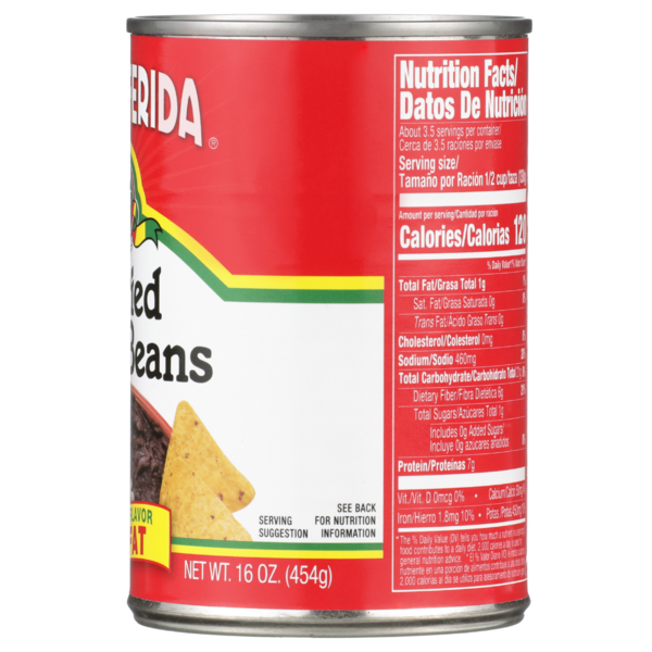 La Preferida Refried Black Beans (Low Fat)