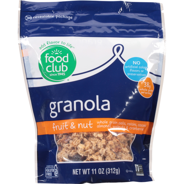Food Club Granola, Fruit & Nut
