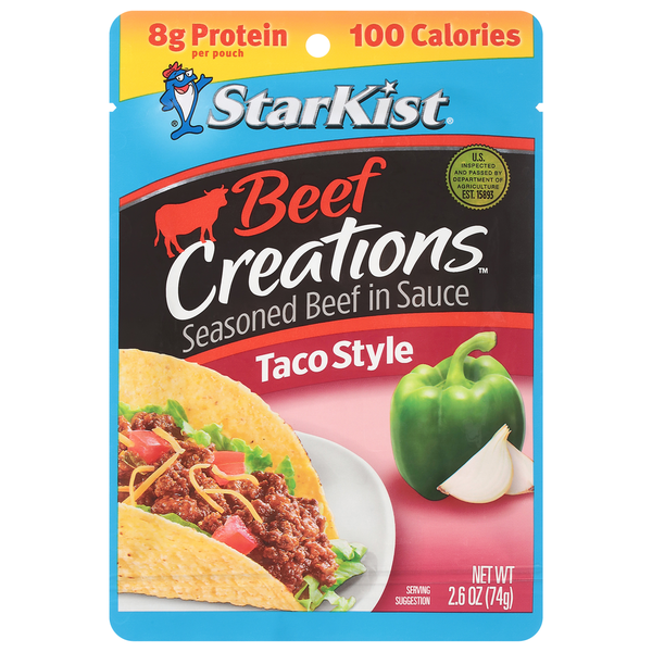 StarKist Seasoned Beef, in Sauce, Taco Style