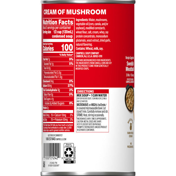 Campbell's Cream of Mushroom Soup