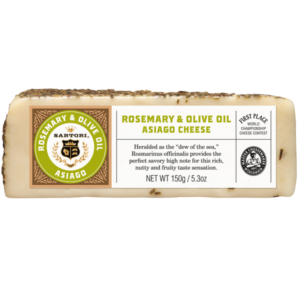 Sartori Cheese, Rosemary & Olive Oil Asiago