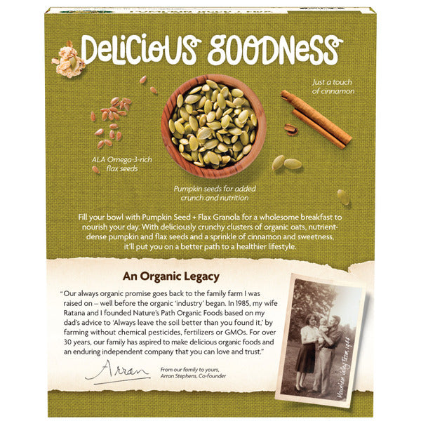 Nature's Path Pumpkin Seed + Flax Granola