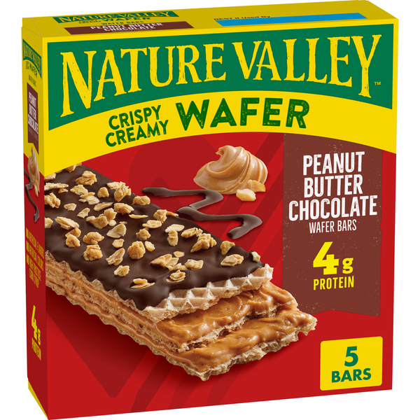 Nature Valley Peanut Butter Chocolate Crispy Creamy Wafer Bars