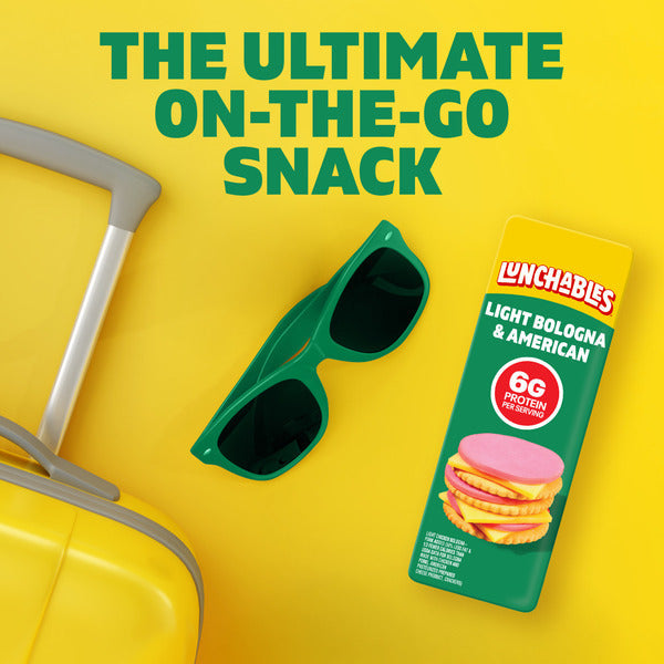 Lunchables Light Bologna & American