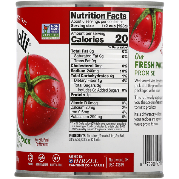Dei Fratelli Tomatoes, Diced