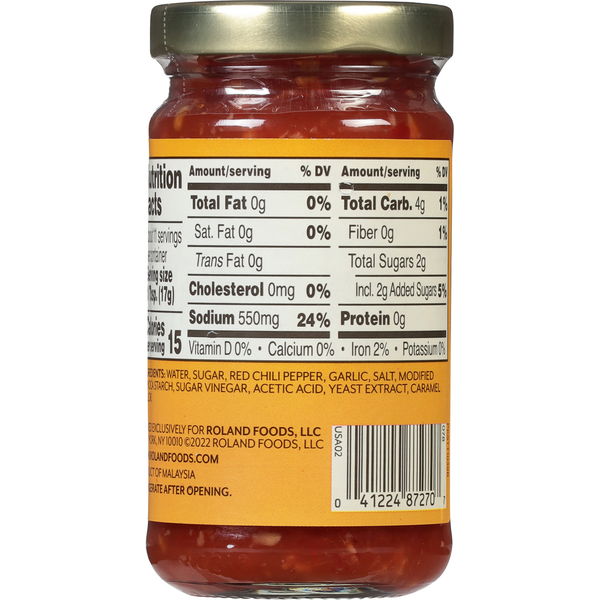 Roland Foods Chili Sauce, Garlic