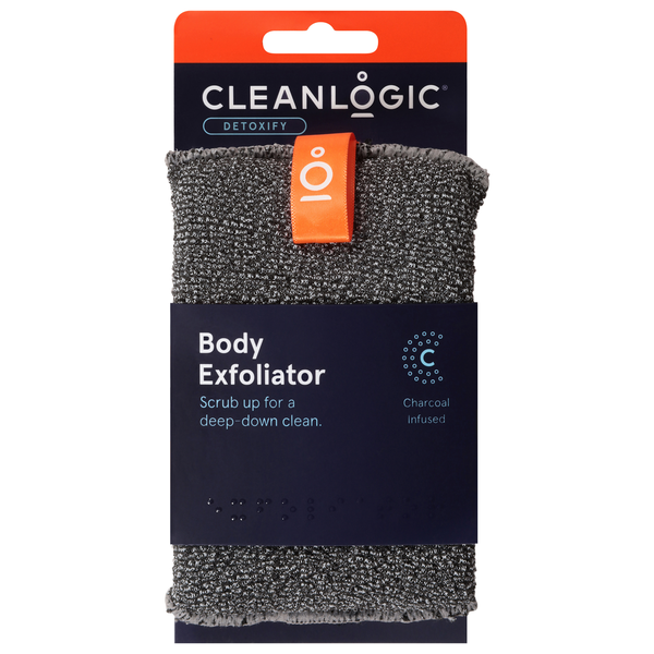 Cleanlogic Body Care Detoxify Charcoal Infused Body Exfoliator