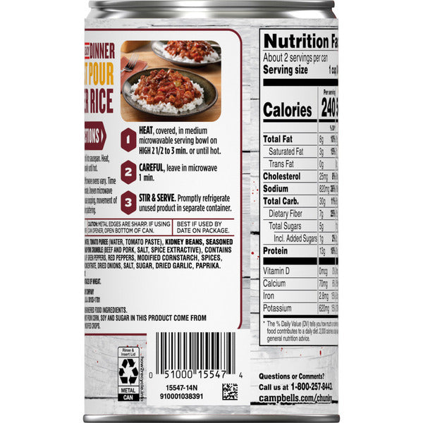 Campbell's Chili with Beans